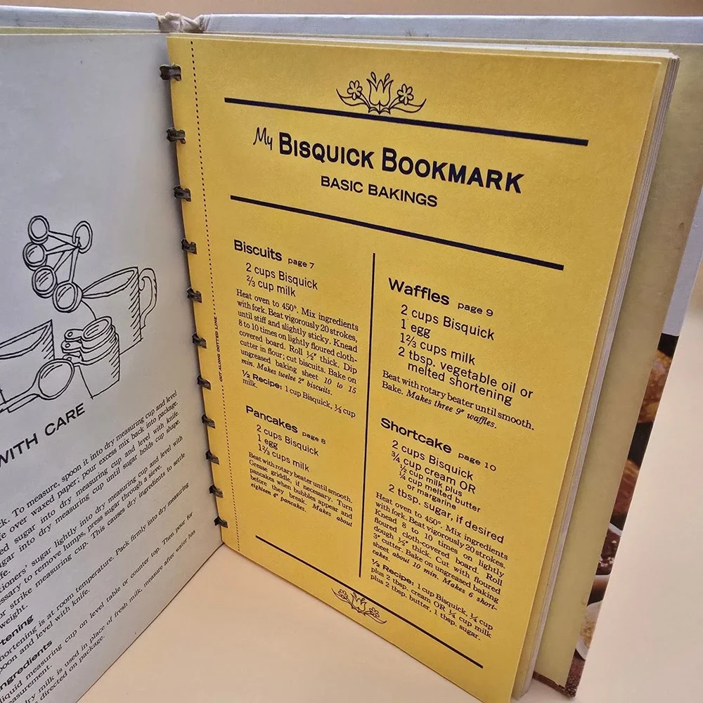 Vintage‎ 1964 The Bisquick Cookbook Betty Crocker First Edition Spiral Hardcover
